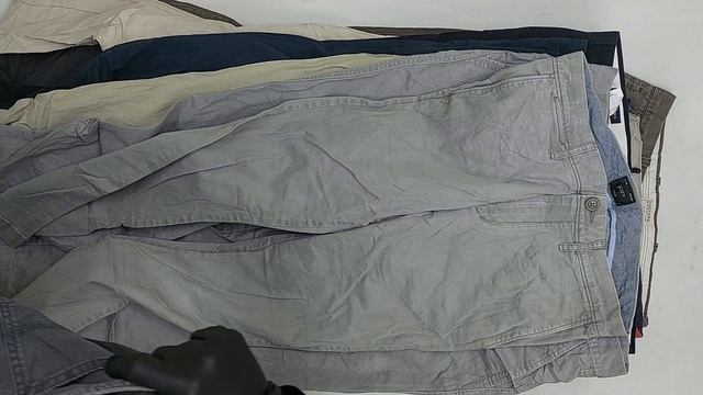 Штаны мужские хлопок  секонд оптом 13 пак