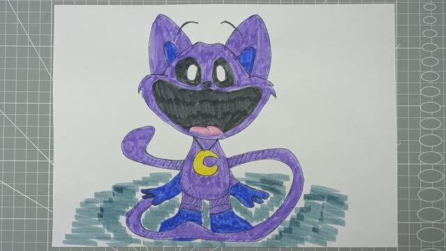 Рисуем КетНэпа (Poppy Playtime). 6