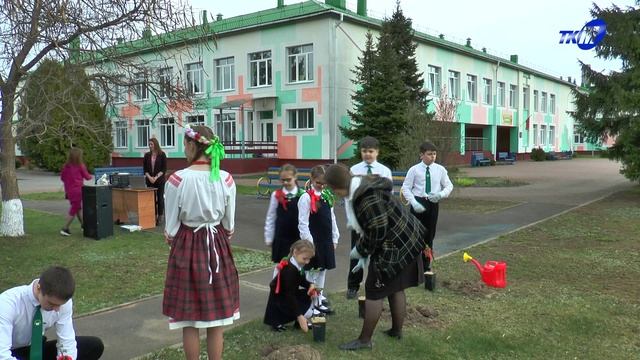 Руднянская средняя школа присоединилась к областной акции «Квітней, родная Беларусь!»
