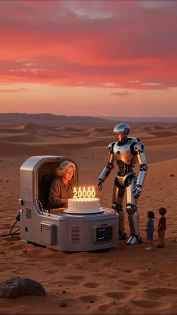 Необычный день рождения в пустыне: вечно молодая история роботы искусственныйинтеллект деньрожде