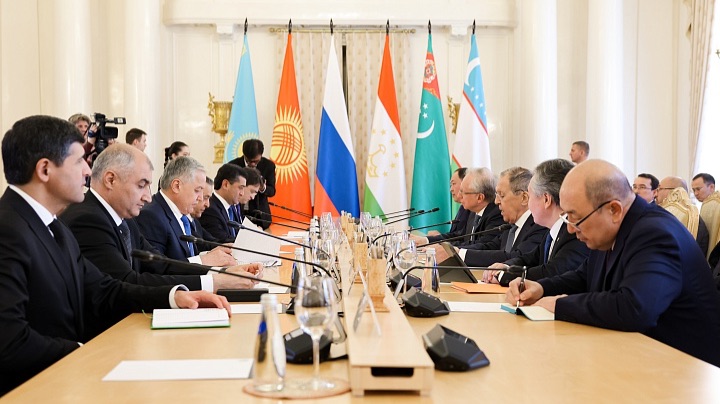 С.Лавров на девятой встрече министров иностранных дел в формате «Центральная Азия плюс Россия»