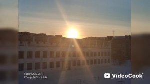 восход солнца над Воркутой