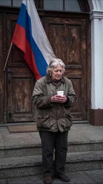 Одинокая надежда в сером мире #старость #одиночество #печаль