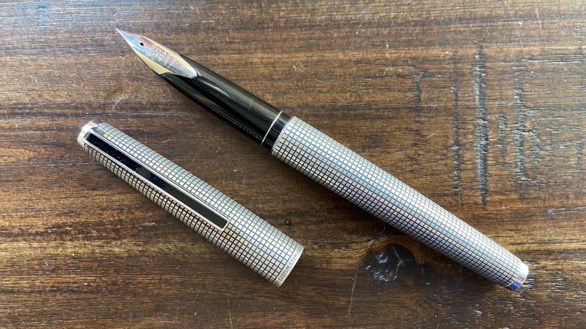 Перьевая ручка Pilot Custom K-1000SS с пером F (Pilot Custom Sterling Silver)