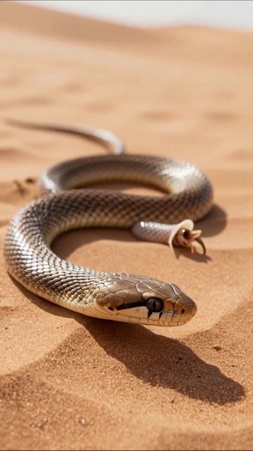 Змеиные тайны в пустыне #змея #пустыня #природа