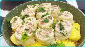 Гости в шоке! Просто завернула фарш в тесто Новый хит на кухне! Лучше, чем манты