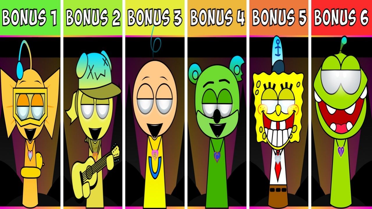 INCREDIBOX SPRUNKI: ВСЕ БОНУСНЫЕ ПЕРСОНАЖИ 💘 DOUBLE DATE! 🎁✨