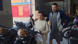 Поздравляем Светлану с мотоциклом Гюрза М1 т:89612934363 с 10.00 до 20.00