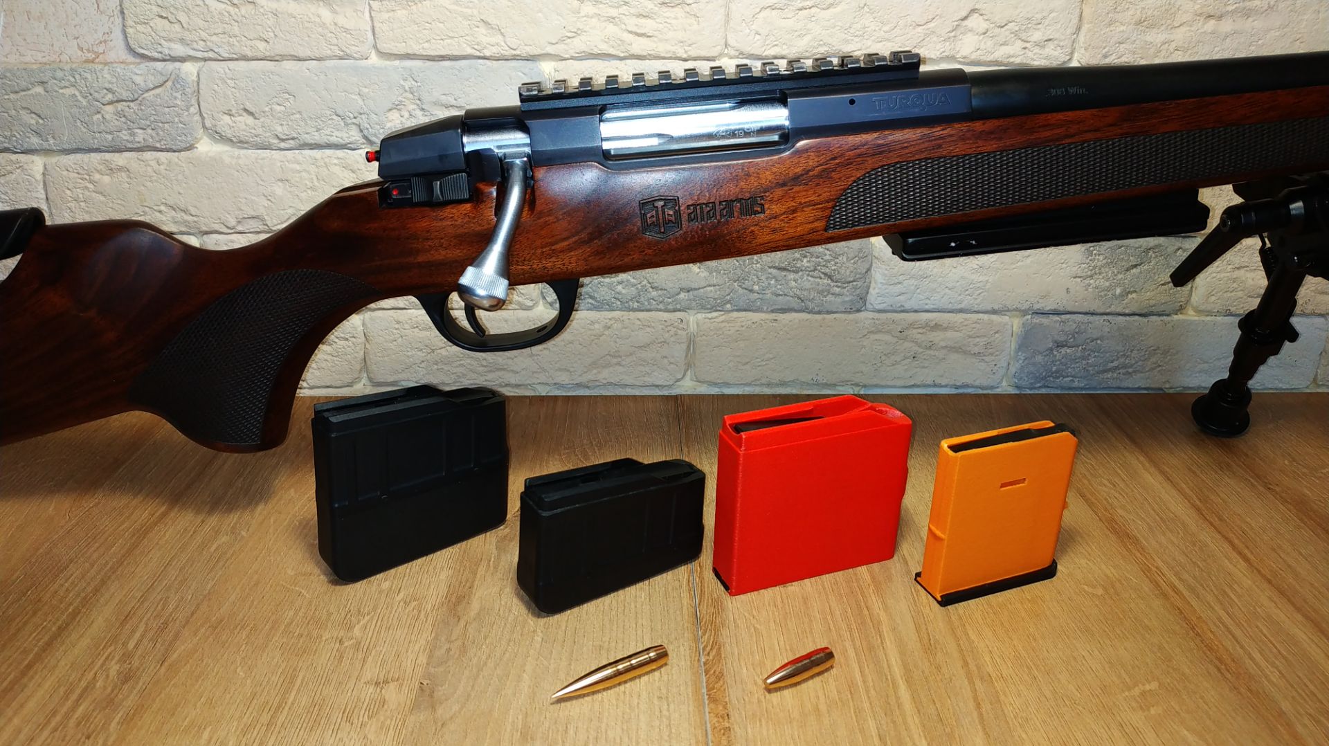 Магазины и точёные пули на разное оружие.