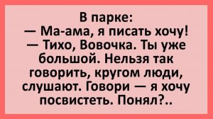 Анекдоты | Ночь. В спальню родителей пришлепывает Вовочка... | Юмор