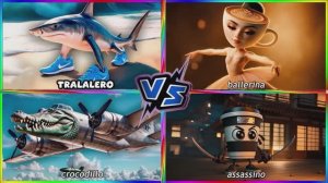 КРОКОДИЛ БОМБАРДИНО И БАЛЕРИНА 🐊 ВЕСЕЛЫЙ МУЛЬТИК ТАНЦЕВАЛЬНЫЙ БАТТЛ ГЕРОЕВ