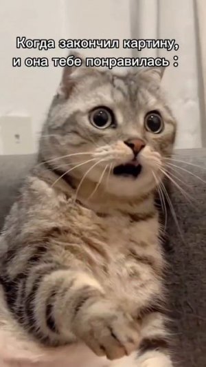 Когда закончил картину...