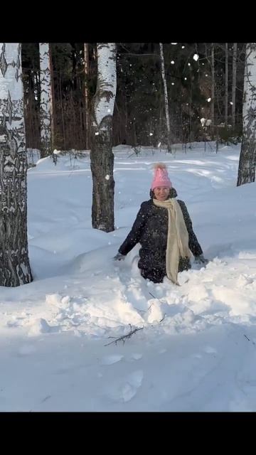 Купание в снегу❄️😁🥰😍😘🤩💞