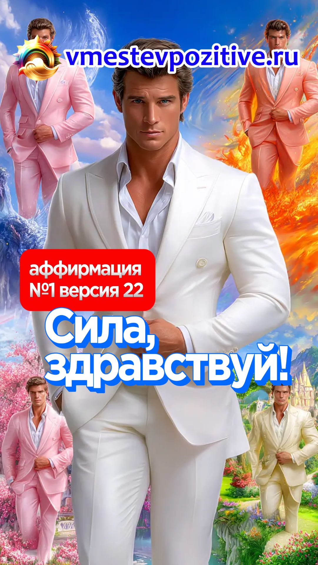 Affirmation. Male. №1. Сила здравствуй! (v22)