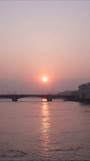 Загадочный закат Петербурга Петербург закат красота