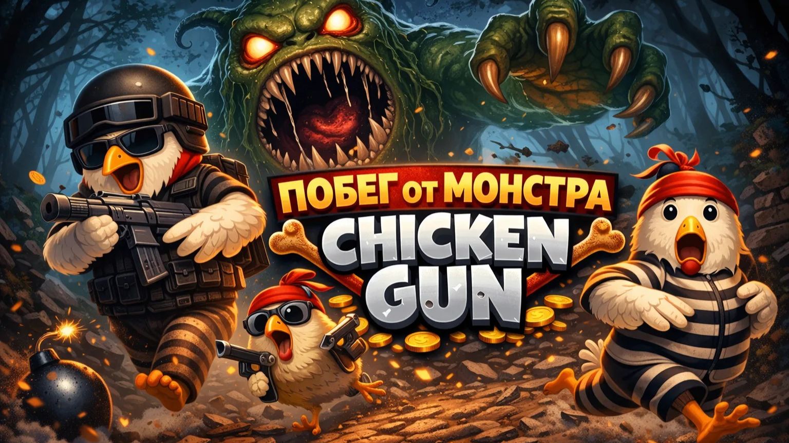 побег от монстра (часть1)