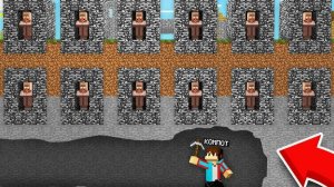 ПРОШЁЛ МАЙНКРАФТ ПОД БЕДРОКОМ! MINECRAFT НА РУССКОМ КОМПОТ ДАКПЛЕЙ НУБ И ПРО