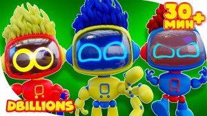 Робо Малыши  | Мега Сборник | D Billions Детские Песни