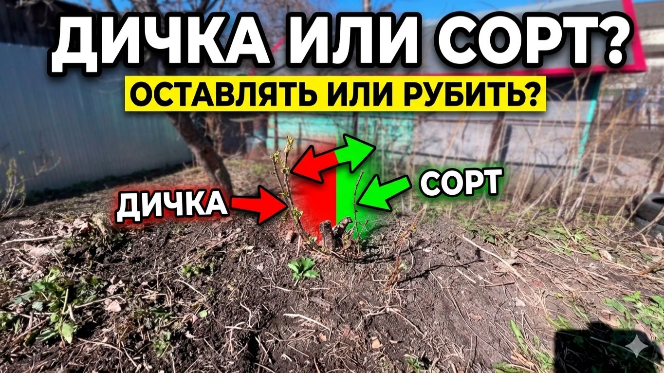 Поросль на старой яблоне: оставлять или вырубать?