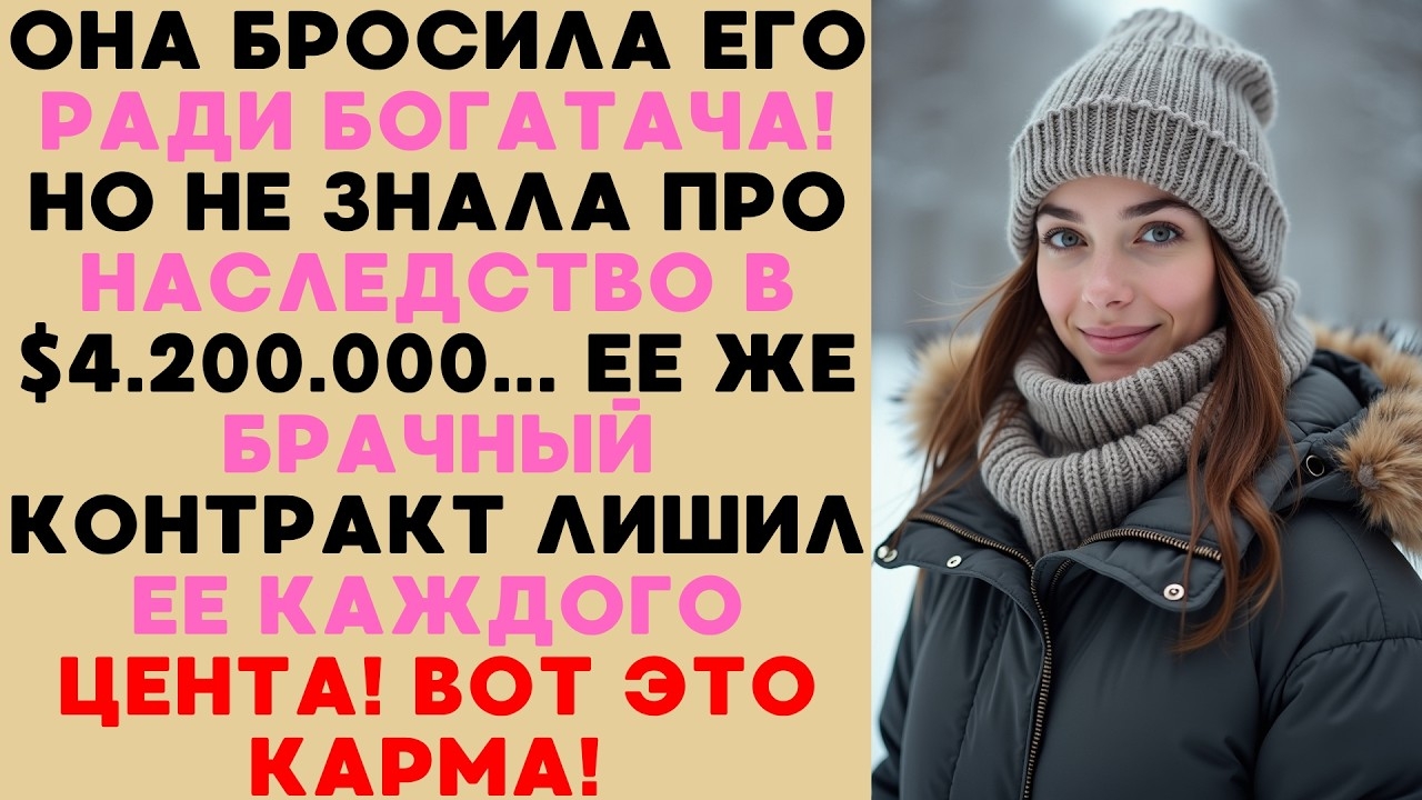 Ее жадность стоила ей $2.100.000: Как брачный контракт оставил бывшую жену ни с чем! КАРМА!