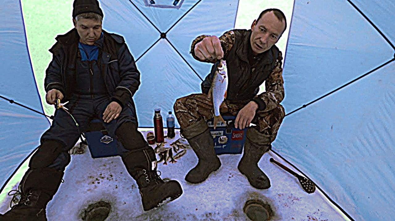 Зимняя рыбалка в Забайкалье. Озеро Шакша.