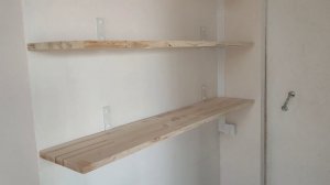 Креплю полки на стену. Дневник за 17 апреля