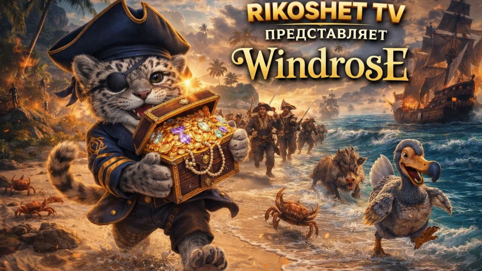 WindroseВыживалка в мире пиратов Стрим 