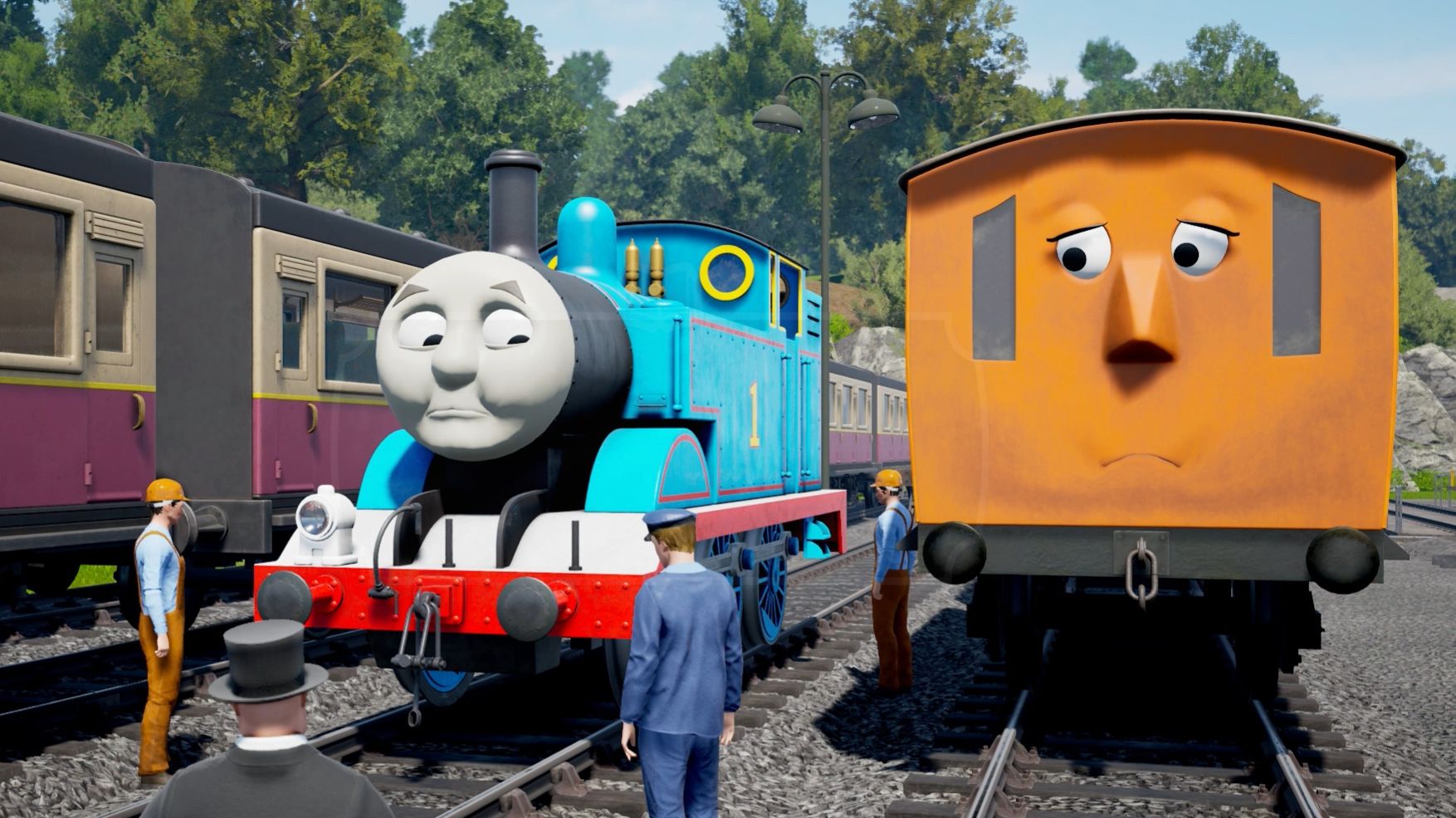 ПАРОВОЗИК ТОМАС И ЕГО ДРУЗЬЯ - ТОМАС ЗАБОЛЕЛ управляю ДИЗЕЛЕМ