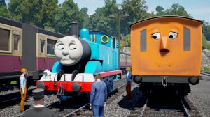 ПАРОВОЗИК ТОМАС И ЕГО ДРУЗЬЯ - ТОМАС ЗАБОЛЕЛ управляю ДИЗЕЛЕМ