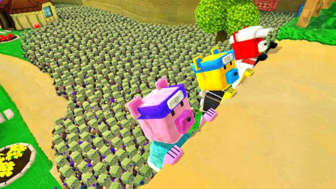 За нами гонится стая черепах /Super Bear Adventure