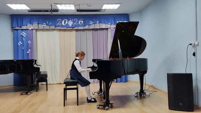 Серго Полина - И.С. Бах Двухголосная инвенция B-dur