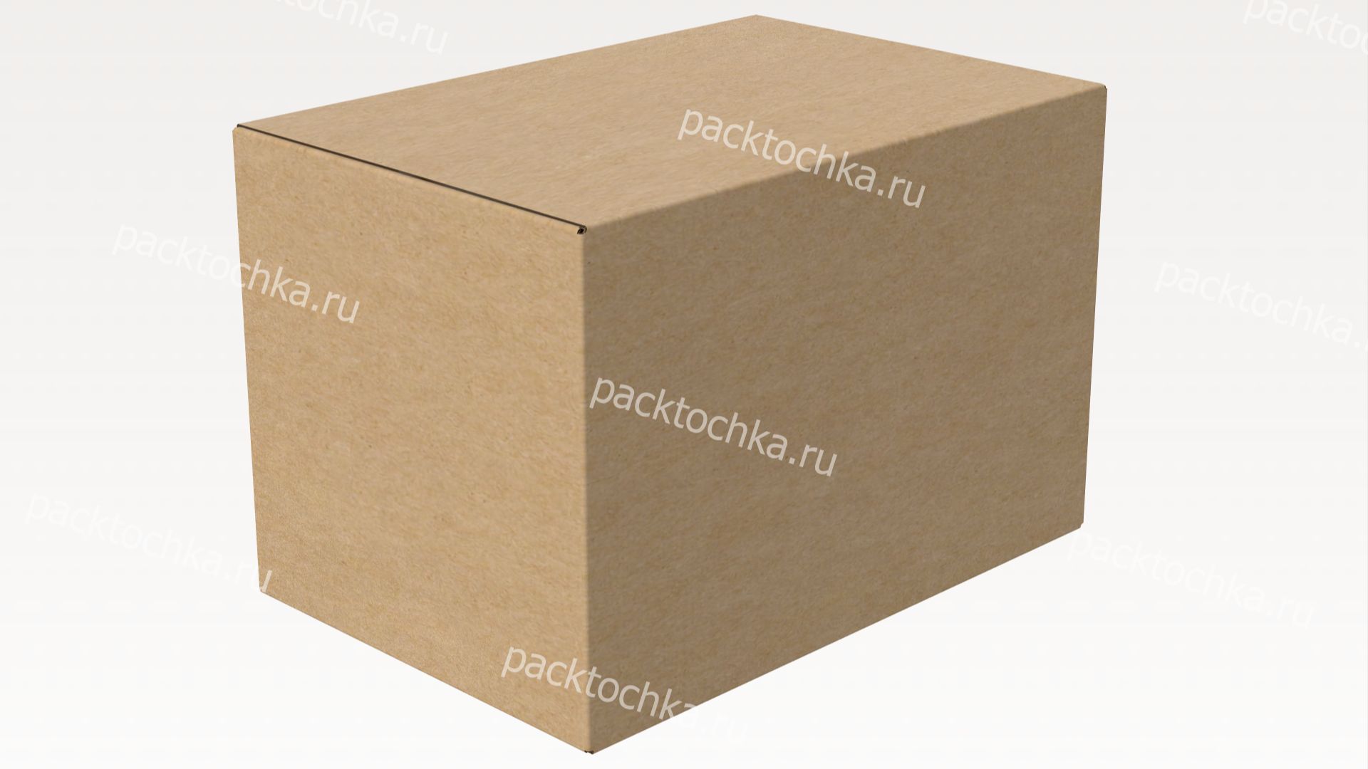 Развертка четырехклапанной картонной коробки 600х400х400 мм (Т23-С) | ПакТочка