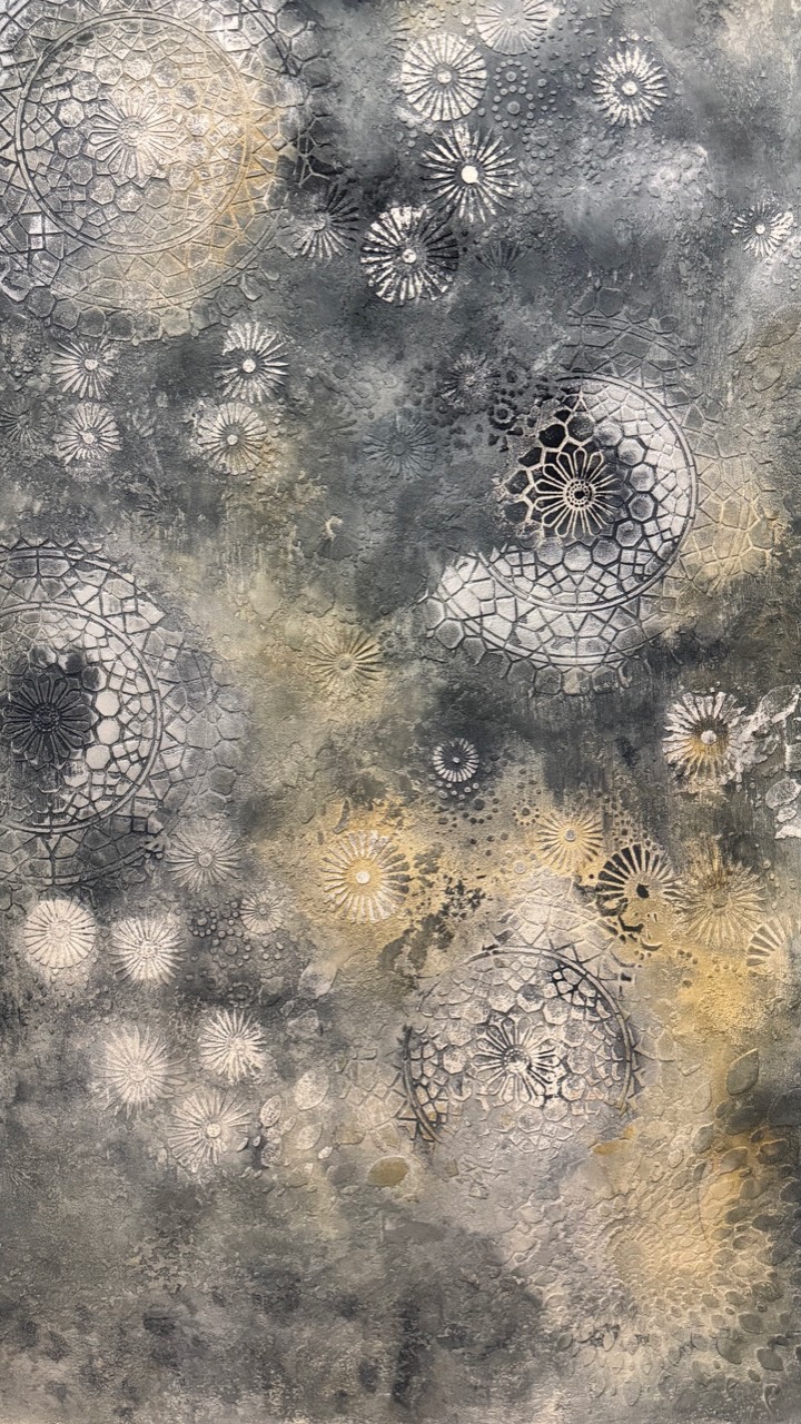 Второй день МК Трафаретная роспись