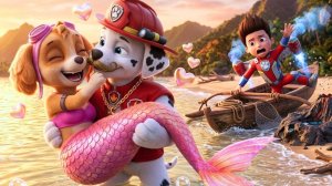 Щенячий Патруль Из фильма "Маршалл спасает русалку Скай"!