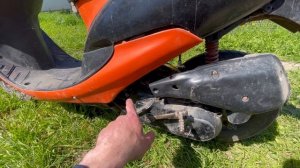 Старичок Honda Dio для покатушки. Заменил свечу зажигания и обалдел