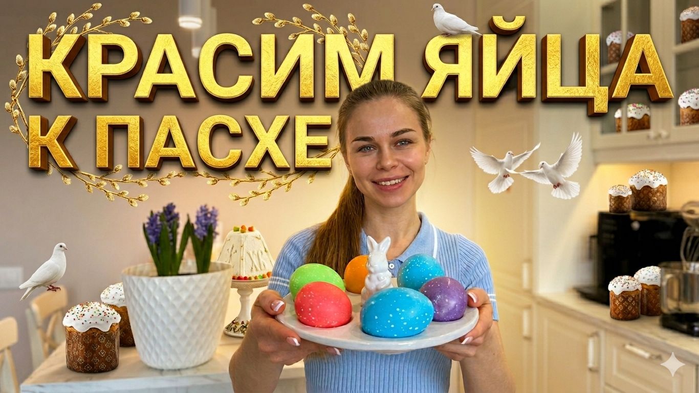 Красим яйца к Пасхе
