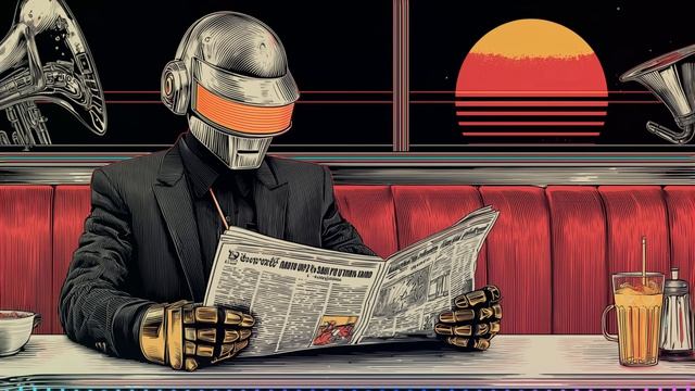 Daft Punk Afterhours Reader 🌙📰 ｜ Chillwave, Synthwave, Retro Funk, Nu Disco, Electronic Playlist-(