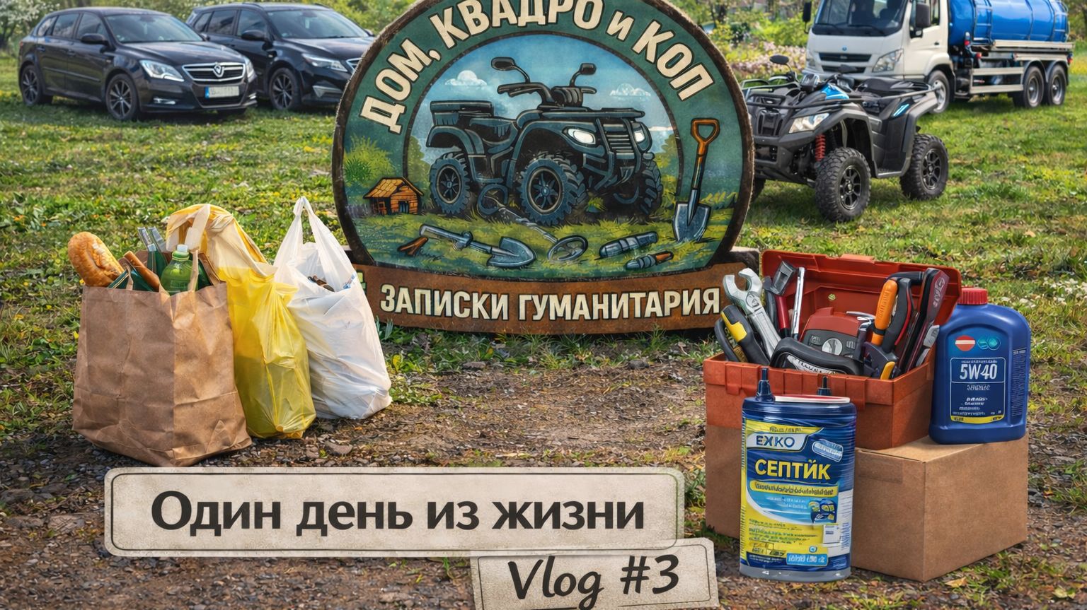 Один день жизни загородного жителя | VLOG #3 - повседневные дела и приятная радость победы