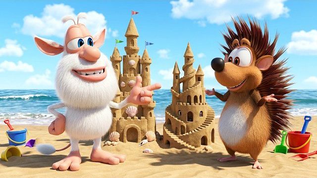 Буба Замки из песка Серия 144 - Весёлые мультики для детей