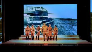 "Подвиг танкистов". Театральная сценка Народного театра г. Приморско-Ахтарск. Фронтальная версия.