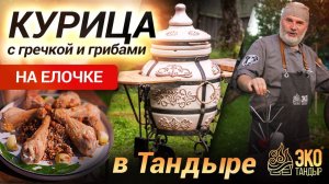 Сочная курица и гречка с дымком. Вкусный ужин на елочке в тандыре Гранд