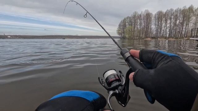 Проверил одно из мест.Мормышинг на водохранилище.