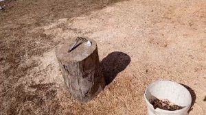 продолжаем колоть дрова