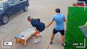 САМЫЕ НЕЛЕПЫЕ МОМЕНТЫ, СНЯТЫЕ НА КАМЕРУ НАБЛЮДЕНИЯ