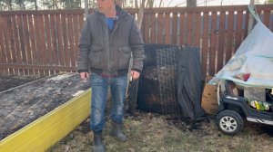 Годовой эксперимент с  самодельным компостером!