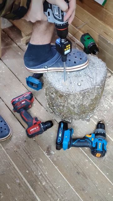 Проверка шуруповертов по мощности!