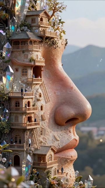 Сказочный мир на лице: архитектура и природа арто дизайн инновации