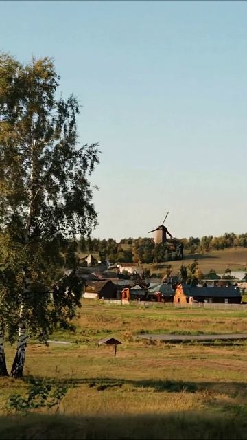 Пейзажи деревенской жизни: уют и традиции #село #природа #жизнь