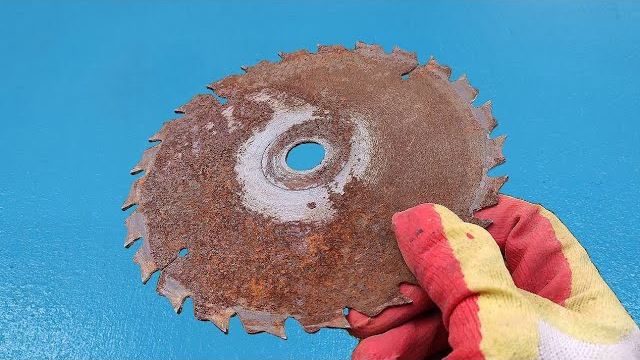 Не выбрасывай ржавый диск от циркулярки. Шикарная идея своими руками