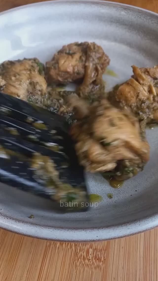 Зелёный карри по-грузински.